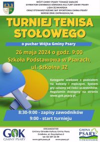 Turniej Tenisa stołowego 2023