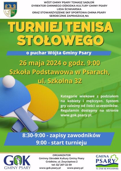 Turniej Tenisa stołowego 2023